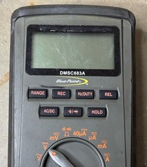 Blue-Point DMSC683A CAT III Digital Multimeter 4000 Count AC/DC V/A Ohms