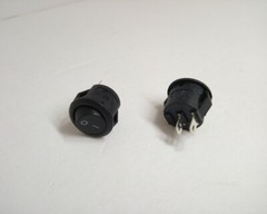 2x Pack 16mm Round Rocker Power Switch Boat 2 Pins 6A 125V AC 3A 250V On Off IO