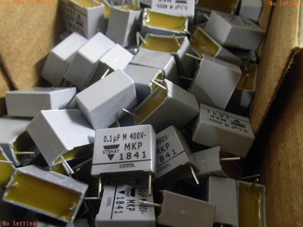 20pcs .1uf 400v Radial Metallized Film Capacitor MKP1841-410-406 Vishay