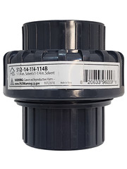 SCHEDULE 80 PVC UNION 1-1/4In. SOLVENT X 1-1/4In. SOLVENT 512-14-114-114B