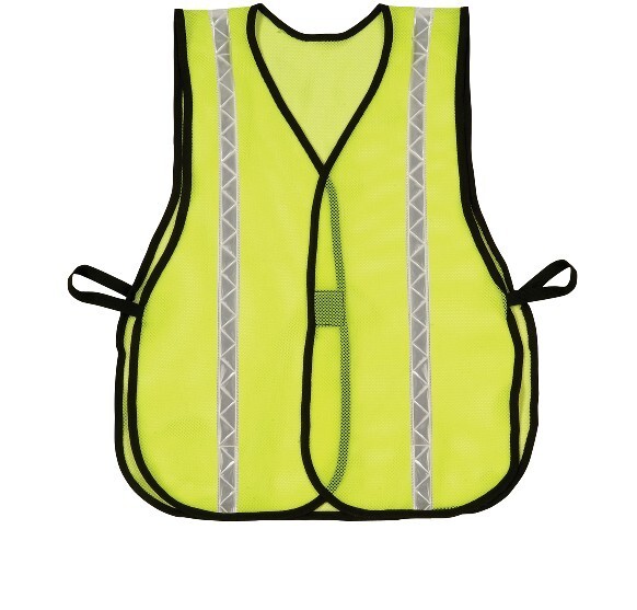 Lot of 6 – MAJESTIC 75-3003 YELLOW MESH VEST NON-ANSI ONE SIZE FITS MOST NEW