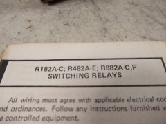 Honeywell R882C1007 Switching Relay NOS Unit with Box