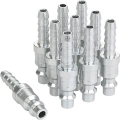 1/4 Air Plug with Hose Barb Industrial M-Fittings 1/4 Inch Flow Size. 1/4 Inc