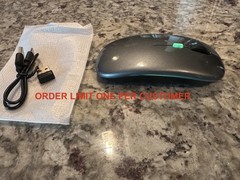 Dual-M Bluetooth Wireless + USB Dongle Optical Mouse Rechargeable RGB PC Laptop