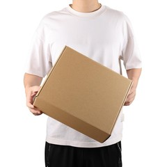12x10x4 inch Shipping Boxes Set of 15 Brown, Inner Size 11.6×9.6×1.6 inch Car…