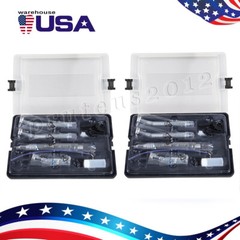 Dental High & Low Speed Handpiece Kit Contra Angle Air Mortor 1:1 Drive 2/4Hole