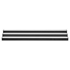 Uimoso LED Illuminated Liquor Bottle Display Shelf, 3-Tier, 60-inch Acrylic