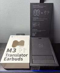 Timekettle M3 Language Translator Barrier Earbuds White Colored