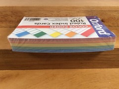 NEW SEALED Oxford Color Coded Ruled Index Cards 3 x 5 #04753