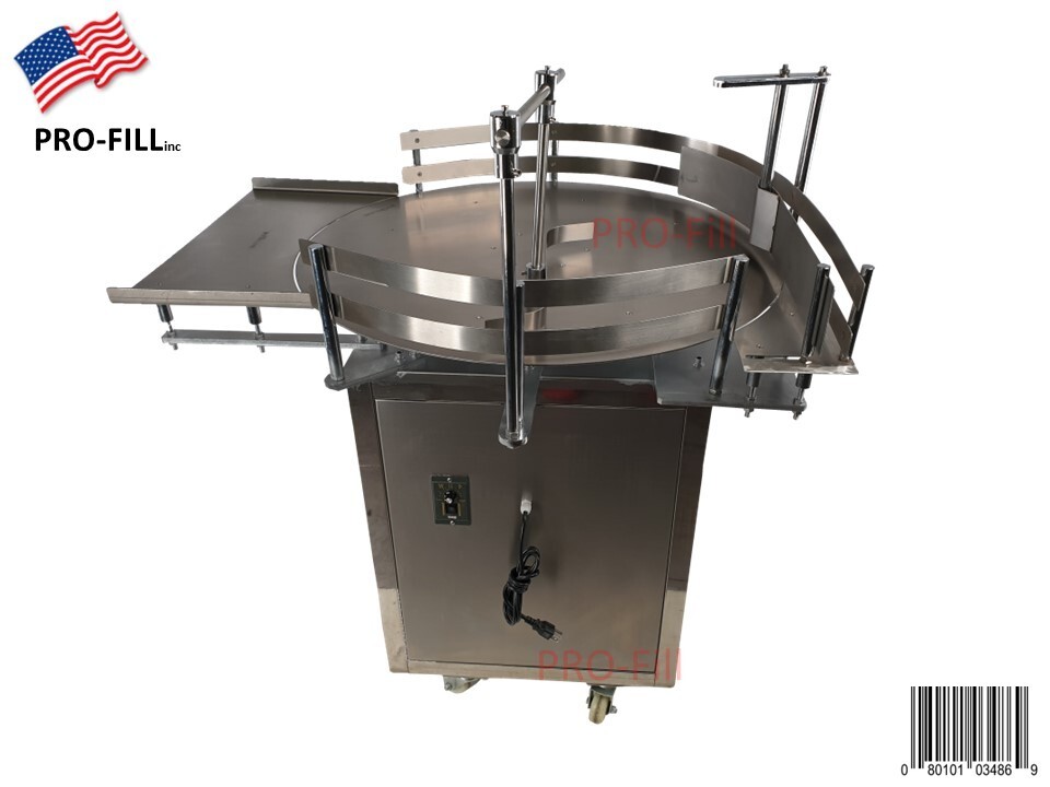 Automatic Feeding Table – 32’’ Full Stainless Steel Turntable for Production