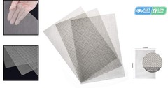 Durable 304L Stainless Steel Wire Mesh Sheets – 1mm Aperture – 12×8 in Pack of 3