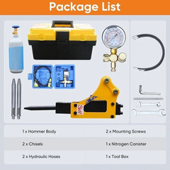 New Hydraulic Breaker Hammer For 0.8-1.5Ton Mini Excavator Attachment USA Stock