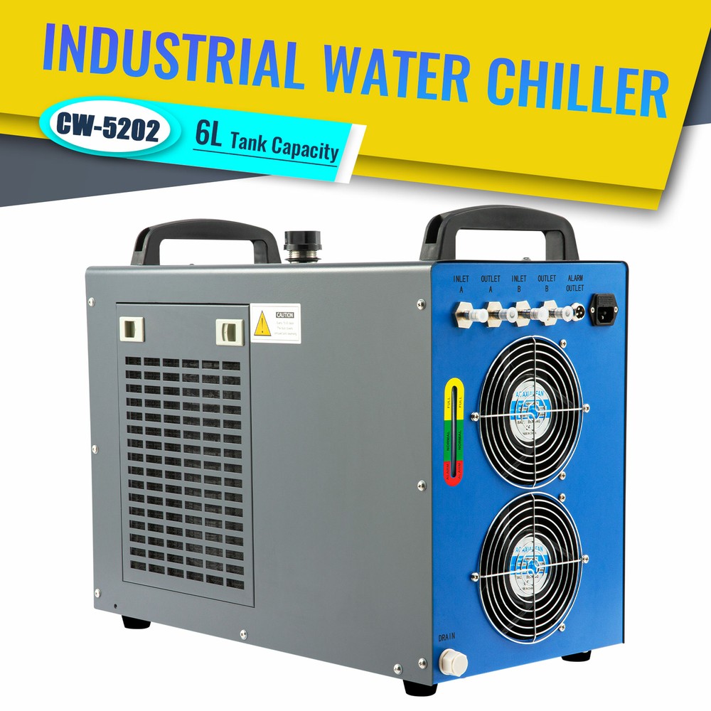 Industrial Water Chiller CW-5202 for 80-150W CO2 Laser Engraver Cutter Machine