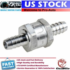3/8″ 10mm Inline One Way Check Valve Fuel Diesel Gas Liquid No Return Universal