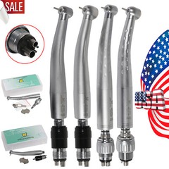 Dental (LED Fiber Optic) High Speed Handpiece Air Turbine 4/6/2Hole YABANGBANG