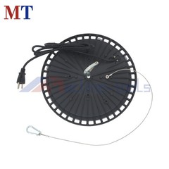 4 Pcs 150W UFO LED Lighting Fixture High Bay Light With Hook Safety Rope 18000LM