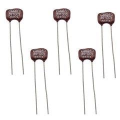 5pcs SAHA 390pF 500V 2% Radial Dipped Silver Mica Capacitors (391)