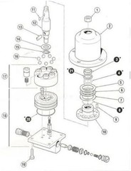 Rebuild Seal Kit Compatible with 50 Series Hynautic Steering Helms (Replaces HS-