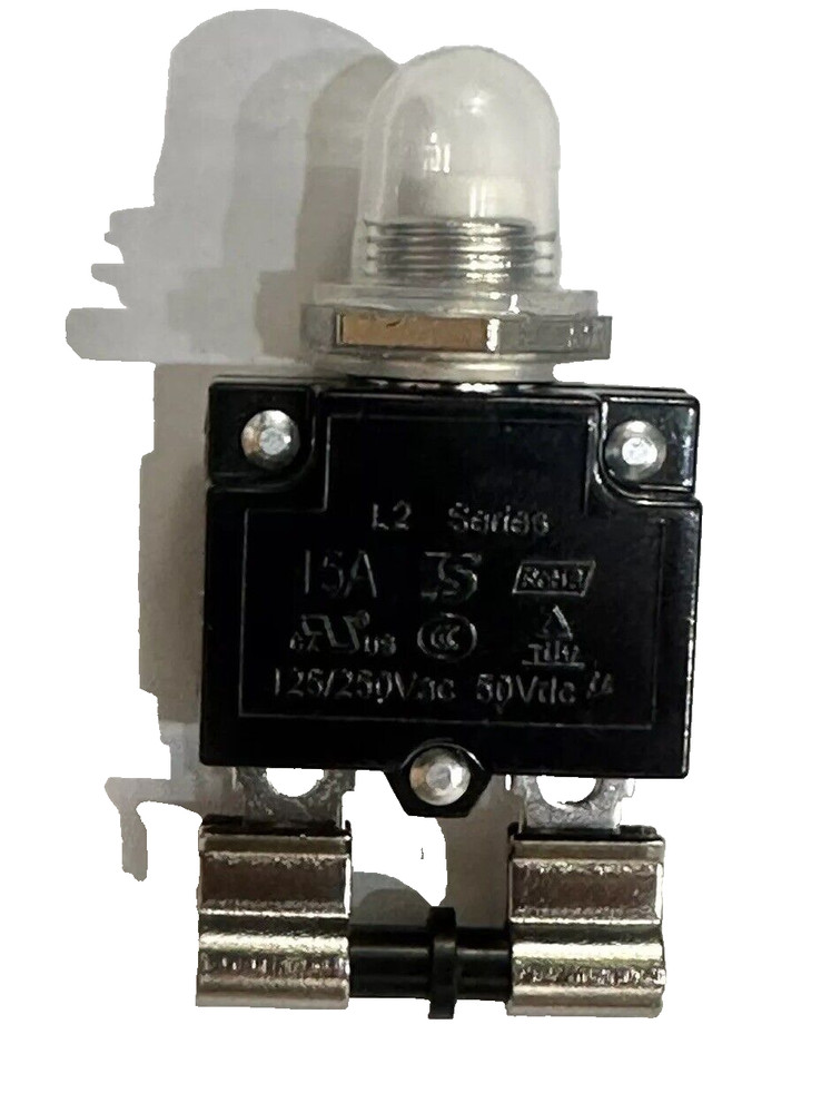 Resettable 15 amp Circuit Breaker For HVAC, Microwave & Automotive Fuse 6 x 30mm