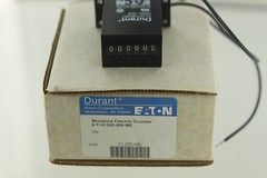 EATON DURANT 6-Y-41345-406-ME 6 DIGIT BASE MOUNT MINI ELECTRIC COUNTER NEW