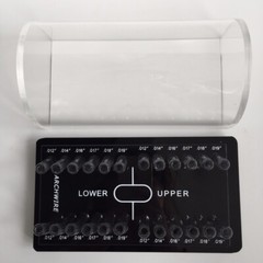 Dental Orthodontic Arch wire Storage Box Organizer Holder Acrylic Placement Case