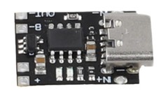 Smallest USB Type C Lithium Battery Charging Module & Protection 3.7V 4.2V