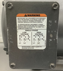 Baldor-Reliance L1318T Industrial Motor 1HP 1725RPM 115/230VAC (R105)