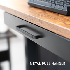 VIVO Black 22″ Space Saver Sliding Under Desk Storage Drawer with Pull Handle