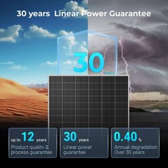SUNGOLDPOWER UL61730 N-Type 2PCS 590W Bifacial Solar Panels 16Bb High Efficien