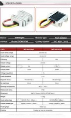 DC 36V/48V to DC 24V 3A 5A 10A 30A 40A 60A 85A 100A Step Down voltage Converter
