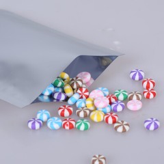Flat Double-Sided Silver Open Top Mylar Sample Bags Pouches Variety QTY & Sizes