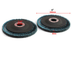 Premium Zirconia Flap Disc 4″ x 5/8-Inch, 40 Grit, for Angle Grinder 10Pack
