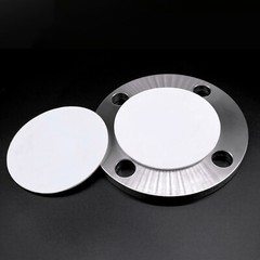 PTFE Plastic Solid Discs Flat Round Pad Sealed Cushioning Diameter 5mm-150mm Dia