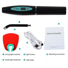 Dental Wireless Cordless LED Cure Curing Light Lamp 1500mw 5W Tool Resin Cure US