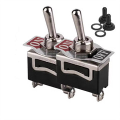5X Toggle SWITCH ON/OFF Heavy Duty 15A 250V SPST 2 Terminal Car Boat* Waterproof