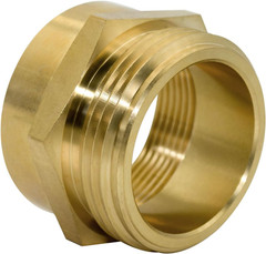 1-1/2″ NPT Female x 1-1/2″ NST Male Brass Hex Fire Hose Adapter Fitting
