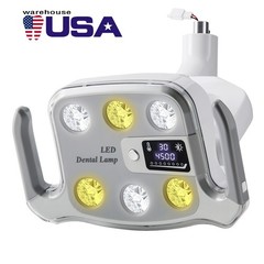 9W Dental 6 LED Lamp Oral Light Lamp For Unit Chair with LCD Display P116