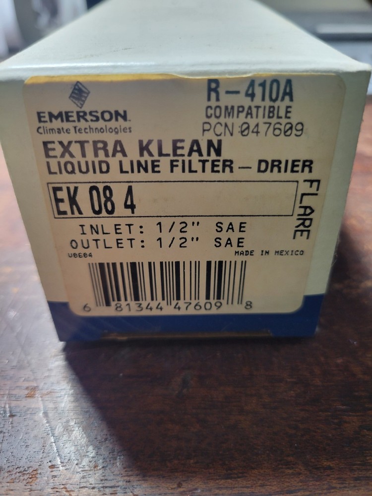 Emerson 47609, EK-084, 2940015725567 Liquid Line Filter – Drier ½” Sae Flare