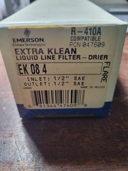 Emerson 47609, EK-084, 2940015725567 Liquid Line Filter – Drier ½” Sae Flare