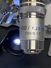 OMAX Binocular Compound Microscope w/ Mechanical Stage 4 With Camera. Read. Y4