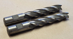 3/4″ X 3/4″ X 4″ HANITA 1125 HSS END MILL LEAD 4.081, 4FL 6-1/4″ OAL | LOT OF 2