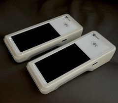 Clover Flex 2 White POS – Lot of 2 – Factory Reset – Protective Grip Case