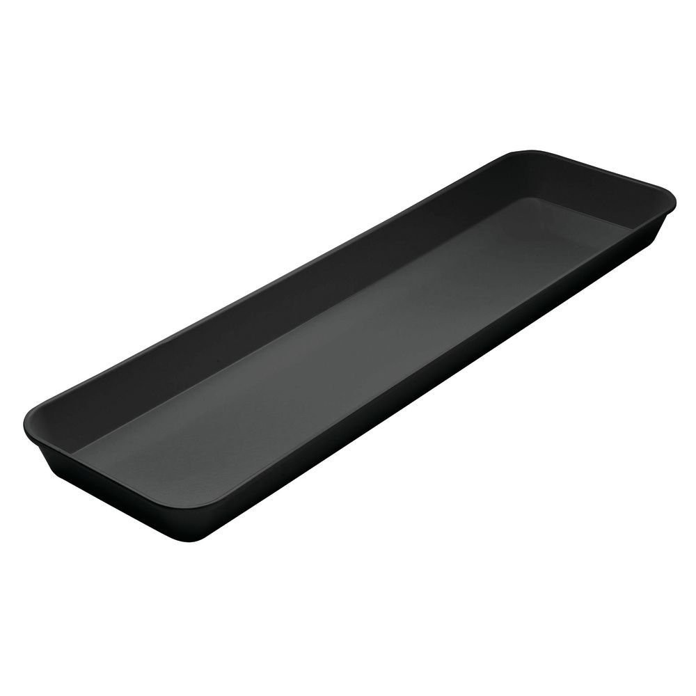 Black Fiberglass Merchandising Tray – 30″L x 8 3/4″W x 2″H