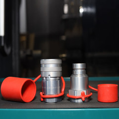 3/4″ Flat Face Hydraulic Quick Couplers Set – 3/4″ NPT Thread