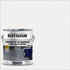1Pc Rust-Oleum 1 Gal. Concrete and Garage Satin Textured Clear Finish Floor