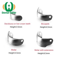 Dental Refill Matrix Narrow Ring Titanium Clamp NITI Long Lift Clamping Rings