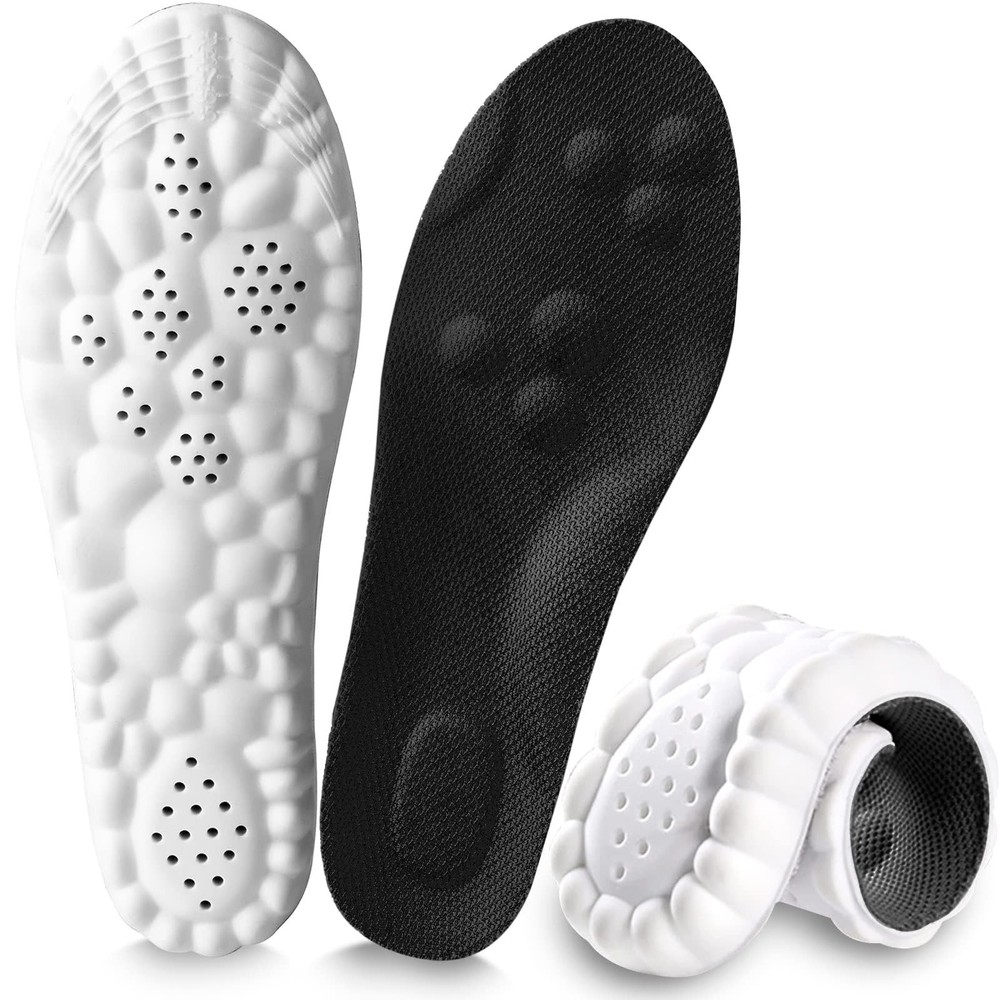 ﻿4D Cloud Insoles for Men and Women, Arch Support Insoles, Memory Foam In