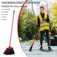 Willbond 20 Pcs Heavy Duty Broom Outdoor Indoor Commercial Angle Brooms Bulk
