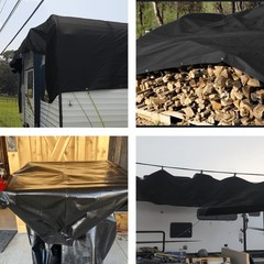 10x20FT Tarps Heavy Duty Waterproof, Large Heavy Duty Tarps with Grommets Rei…