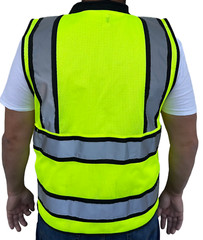 Super Duty Mesh High Visibility Safety Vest, ANSI/ ISEA 107-2020 Class 3, Type R